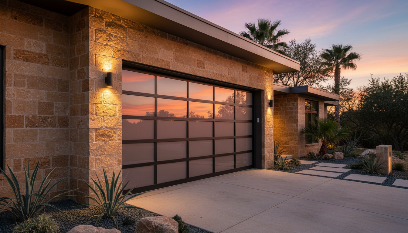 New garage door installation in Austin